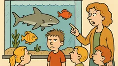 Vtip: Třída u akvária, jaký oceán?
