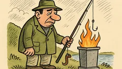 Vtip: Víte, proč rybáři chtějí kremaci?