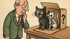 Vtip: Schrödingerova kočka je živá nebo…