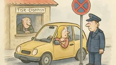 Vtip: Blondýnka zastaví u „Zákaz zastavení“