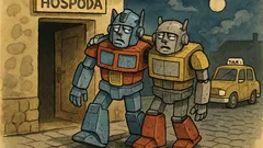 Vtip: Vymotají se transformeři z hospody…