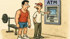 Vtip: V posilovně se ptám na stroj