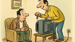 Vtip: Konečně jsem se dostal do televize!