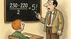 Vtip: Kolik je 230 minus 220/2?