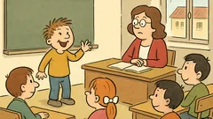 Vtip: Pepíček přijde do školy a chlubí