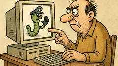 Vtip: Co říká bezpečnostní software červovi?