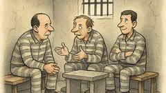 Vtip: Baví se tři podnikatelé ve vězení…