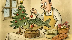 Vtip: Je čas ozdobit kapra...