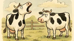 Vtip: Pasou se dvě krávy…