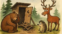 Vtip: V lese žije strašný medvěd…