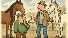 Vtip: Dva blázni mají stejné koně