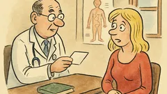 Vtip: Blondýnka u doktora chce recept