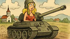 Vtip: Víte, co znamená blondýna v tanku?