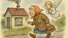 Vtip: Babička zapomněla zapnutý sporák…