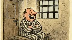 Vtip: Nejlepší politický vtip? Za mřížemi.