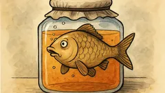 Vtip: Plave kapr v medu...