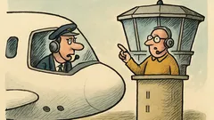 Vtip: Pilot žádá věž o čas…