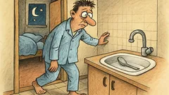 Vtip: Včera v noci mě vzbudilo na malou