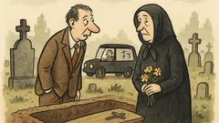Vtip: Po pohřbu se ptají vdovce…