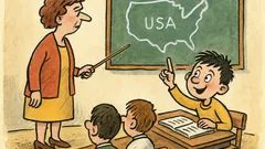 Vtip: Učitelka se ptá: Která země vedle USA?