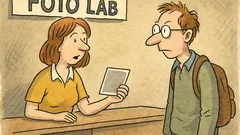 Vtip: Přijde matfyzák do fotolabu…