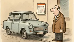 Vtip: Podle čeho se měří rychlost trabantu?