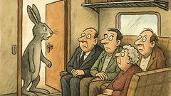 Vtip: Jde takhle zajíc po vlaku…