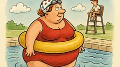 Vtip: Nehubnu do plavek, tlustnu do kruhu