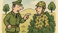 Vtip: Velitel říká vojínovi: Neviděl jsem vás…