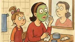 Vtip: Holčička vidí mámu s maskou