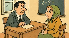 Vtip: Na rodičovské schůzce: Nezlepšil se?