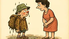 Vtip: Jaké bylo na táboře počasí?