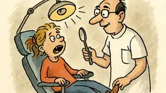 Vtip: Barunka jde k zubaři…