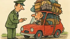 Vtip: Pane Spejble, vůz je příliš naložený