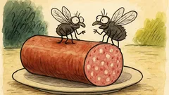 Vtip: Dvě mouchy si povídají