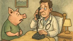 Vtip: Pane doktore, mám chřipku?