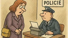 Vtip: Žena přijde na policejní stanici…