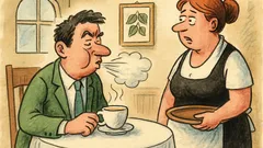 Vtip: Muž si objedná lipový čaj…