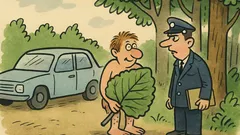 Vtip: Policista vidí auto u lesíka…