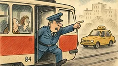 Vtip: Policajt nastoupí do tramvaje...