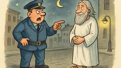 Vtip: Policista v noci zastaví Jehovu