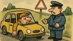 Vtip: Jede chlap po cestě a usíná…