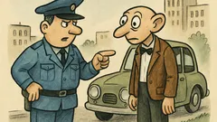 Vtip: Policista zastaví Spejbla bez světel…