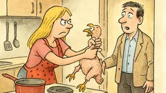 Vtip: Manžel jde do kuchyně…