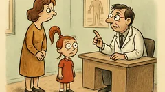 Vtip: Maminka jde s Haničkou k doktorovi…