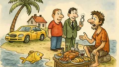 Vtip: Tři muži ztroskotají na ostrově