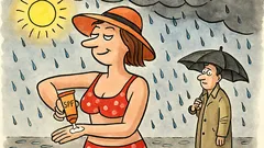 Vtip: Na dovolené jsem se musela mazat