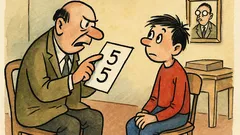Vtip: Otec není spokojený s Pepovými známkami
