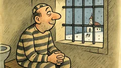 Vtip: Ve vězeňské cele sní zloděj