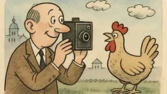 Vtip: Jaký fotoaparát miluje pan Slepička?